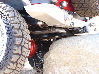 Mach Force-Xp 3 Inch 409 Stainless Steel Cat-Back Hi-Tuck Exhaust System Jeep Wrangler (JK) 12-18 V6-3.6L aFe Power-6