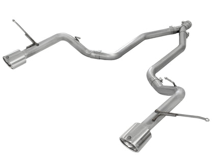 Large Bore-HD 2-1/2 Inch 409 Stainless Steel Dpf-Back Exhaust System W/O Resonators Jeep Grand Cherokee (WK2) 14-19 V6-3.0L (td) EcoDiesel aFe Power