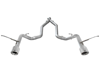 Large Bore-HD 2-1/2 Inch 409 Stainless Steel Dpf-Back Exhaust System W/O Resonators Jeep Grand Cherokee (WK2) 14-19 V6-3.0L (td) EcoDiesel aFe Power-1