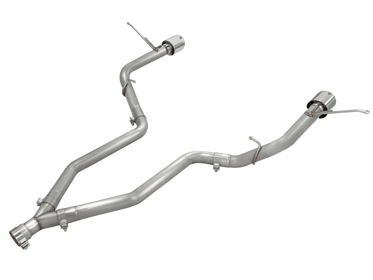 Large Bore-HD 2-1/2 Inch 409 Stainless Steel Dpf-Back Exhaust System W/O Resonators Jeep Grand Cherokee (WK2) 14-19 V6-3.0L (td) EcoDiesel aFe Power-2