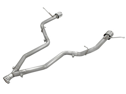 Large Bore-HD 2-1/2 Inch 409 Stainless Steel Dpf-Back Exhaust System W/O Resonators Jeep Grand Cherokee (WK2) 14-19 V6-3.0L (td) EcoDiesel aFe Power-2