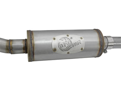 Rebel Series 2-1/2 Inch 409 Stainless Steel Cat-Back Exhaust System w/Polished Tip Jeep Wrangler (JK) 2/4 Door 07-18 V6-3.6L/3.8L aFe Power-3