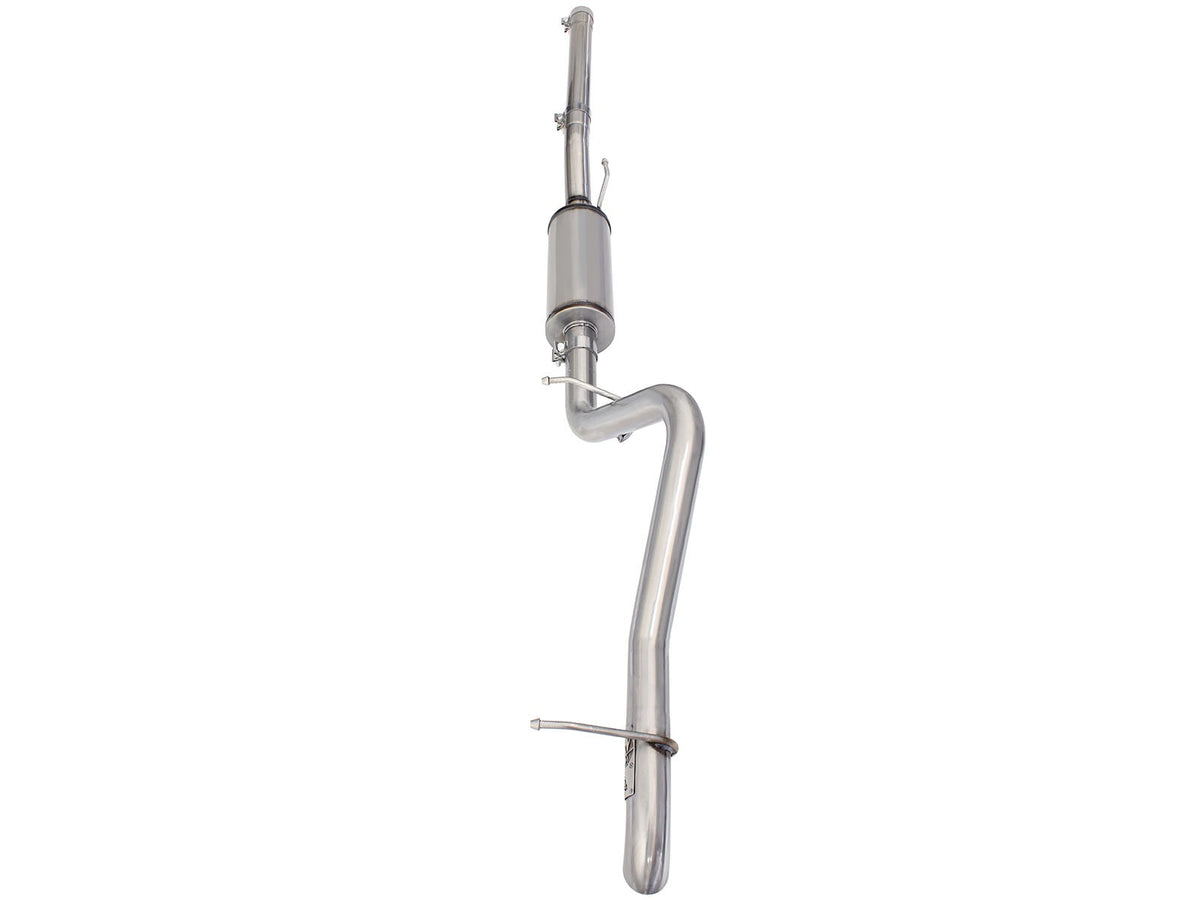 Mach Force-Xp 2-1/2 Inch 409 Stainless Steel Cat-Back Hi-Tuck Exhaust System Jeep Wrangler (JK) 07-18 V6-3.6L/3.8L aFe Power-1