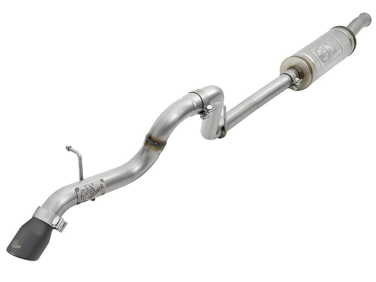 Mach Force-Xp 2-1/2 Inch 409 Stainless Steel Cat-Back Hi-Tuck Exhaust System Tip Jeep Wrangler (Jl) 18-26 V6-3.6L aFe Power-7
