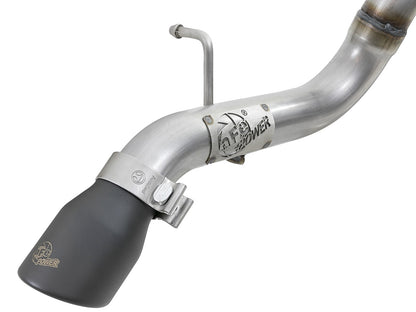 Mach Force-Xp 2-1/2 Inch 409 Stainless Steel Cat-Back Hi-Tuck Exhaust System Tip Jeep Wrangler (Jl) 18-26 V6-3.6L aFe Power-8