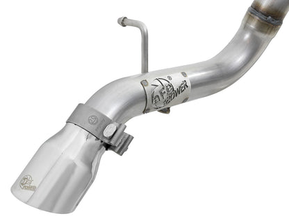 Mach Force-Xp 2-1/2 Inch 409 Stainless Steel Cat-Back Hi-Tuck Exhaust System Tip Jeep Wrangler (Jl) 18-26 V6-3.6L aFe Power-1