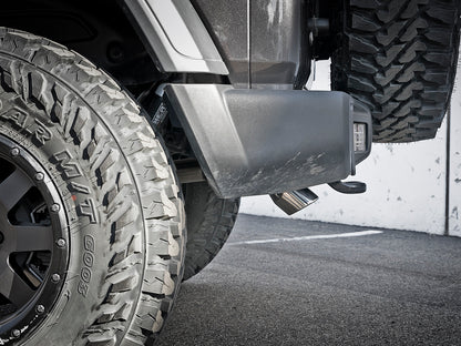Mach Force-Xp 2-1/2 Inch 409 Stainless Steel Cat-Back Hi-Tuck Exhaust System Tip Jeep Wrangler (Jl) 18-26 V6-3.6L aFe Power-5
