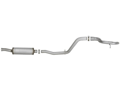 Mach Force-Xp 2-1/2 Inch 409 Stainless Steel Cat-Back Hi-Tuck Exhaust System No Tip Jeep Wrangler (Jl) 18-26 V6-3.6L aFe Power-3