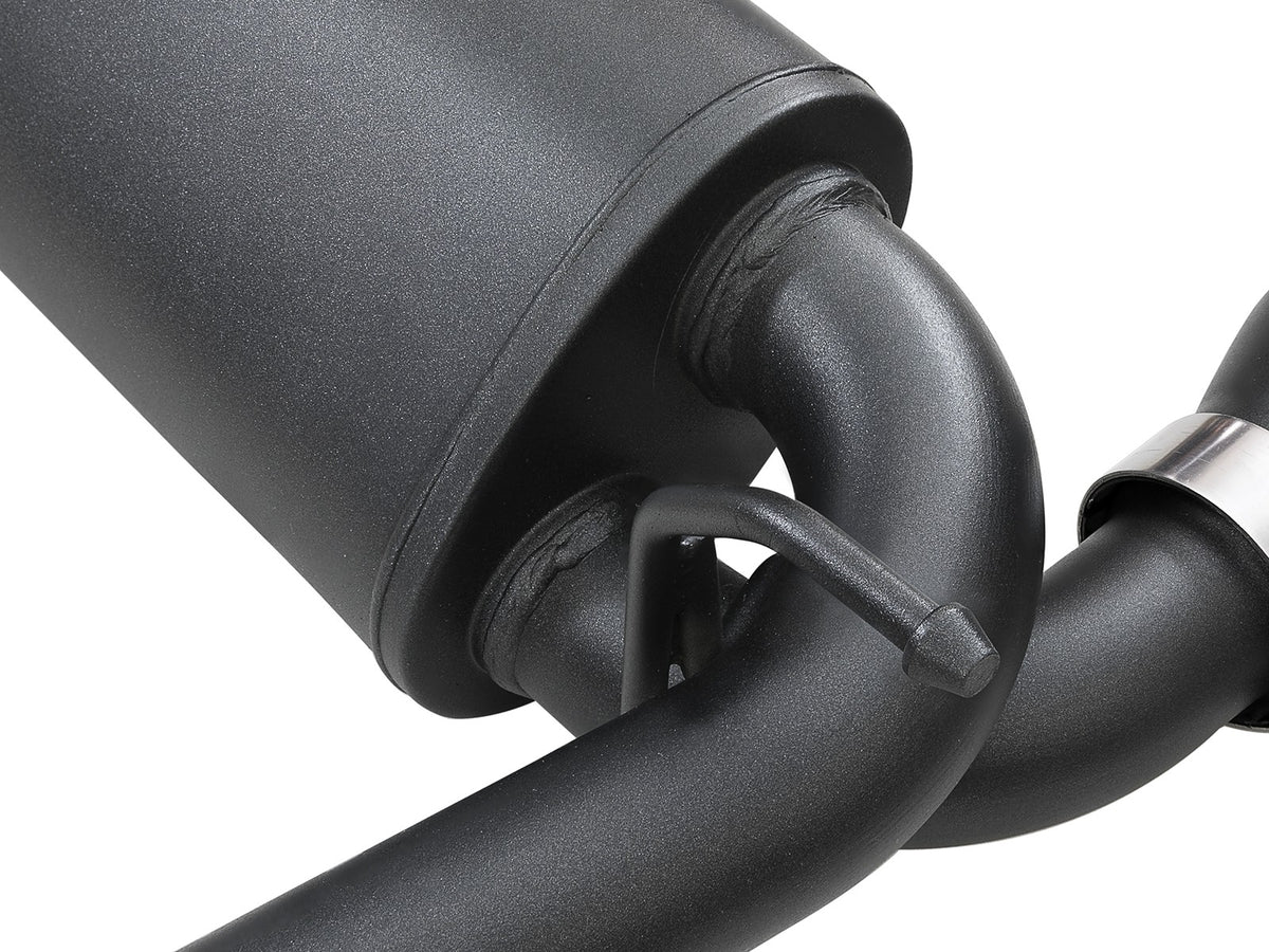 Rebel Series 2-1/2 Inch 409 Stainless Steel Axle-Back Exhaust System w/ Black Tips Jeep Wrangler (Jl) 18-26 L4-2.0L (t)/V6-3.6L aFe Power-2