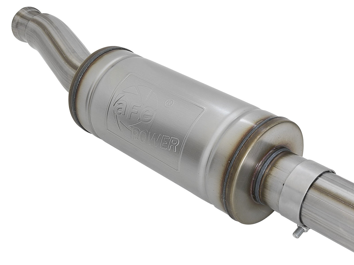 Rock Basher 3 Inch 409 Stainless Steel Cat-Back Exhaust System Jeep Wrangler (Jl) 18-26 V6-3.6L aFe Power-2