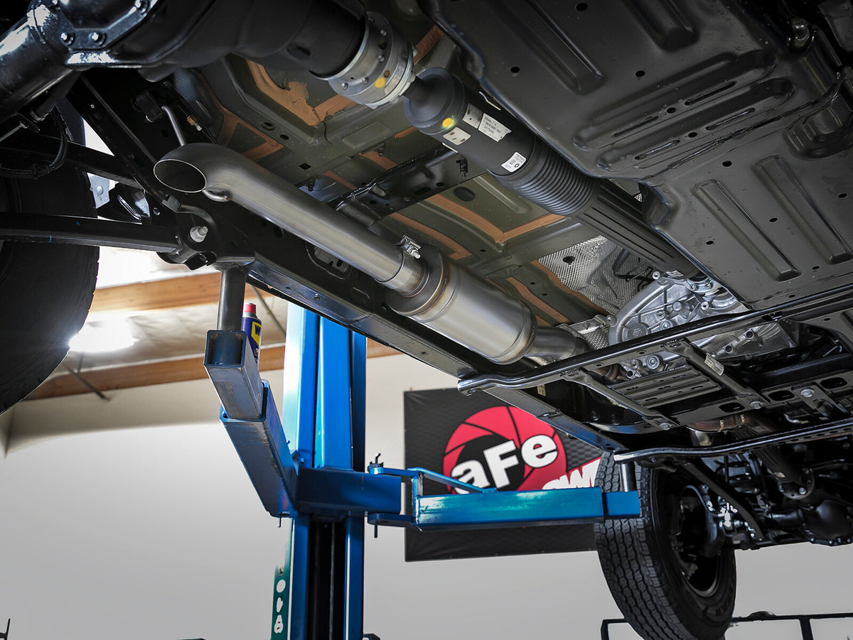Rock Basher 3 Inch 409 Stainless Steel Cat-Back Exhaust System Jeep Wrangler (Jl) 18-26 V6-3.6L aFe Power-4