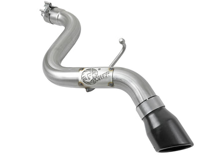 Mach Force-Xp 409 SS Axle-Back Hi-Tuck Exhaust System w/ Tip Jeep Wrangler (Jl) 18-26 L4-2.0L (t)/V6-3.6L aFe Power-5