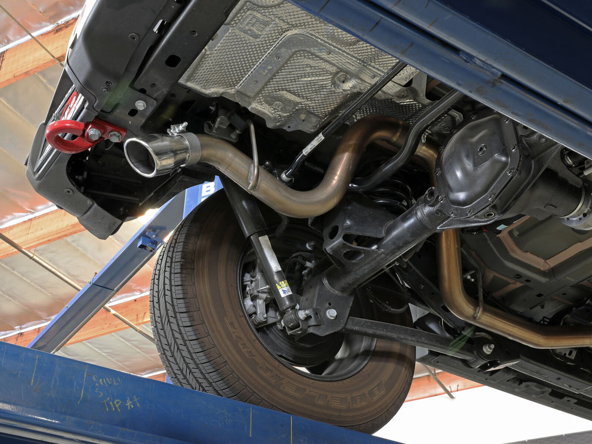 Mach Force-Xp 409 SS Axle-Back Hi-Tuck Exhaust System w/ Tip Jeep Wrangler (Jl) 18-26 L4-2.0L (t)/V6-3.6L aFe Power-4