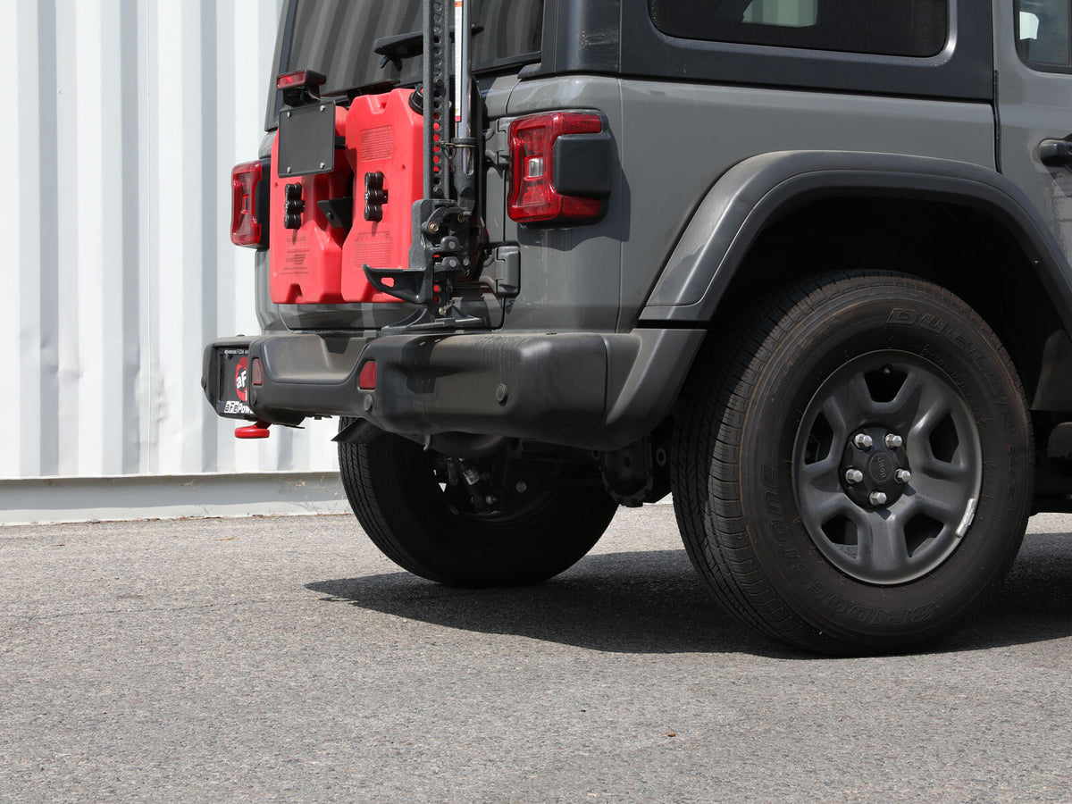 Mach Force-Xp 409 SS Axle-Back Hi-Tuck Exhaust System w/No Tip Jeep Wrangler (Jl) 18-26 L4-2.0L (t)/V6-3.6L aFe Power-1