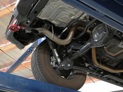 Mach Force-Xp 409 SS Axle-Back Hi-Tuck Exhaust System w/No Tip Jeep Wrangler (Jl) 18-26 L4-2.0L (t)/V6-3.6L aFe Power-3