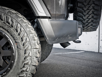 Mach Force-Xp 2-1/2 Inch 409 Stainless Steel Axle-Back Hi-Tuck Exhaust Jeep Wrangler (Jl) 18-26 V6-3.6L aFe Power-12