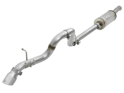 Mach Force-Xp 2-1/2 Inch 409 Stainless Steel Axle-Back Hi-Tuck Exhaust Jeep Wrangler (Jl) 18-26 V6-3.6L aFe Power