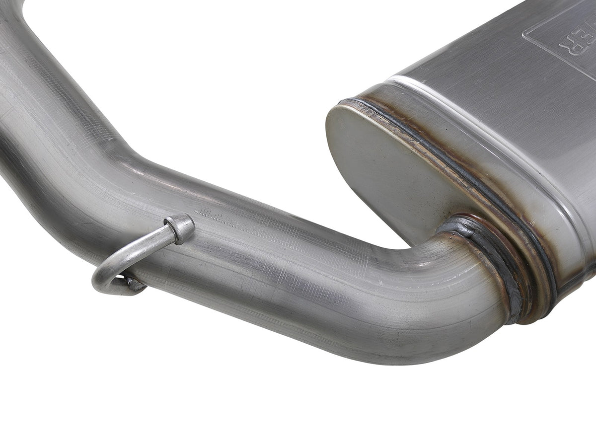 Mach Force-Xp 3 Inch 409 Stainless Steel Axle-Back Hi-Tuck Exhaust System Jeep Wrangler (Jl) 18-26 L4-2.0L (t)/V6-3.6L aFe Power-3
