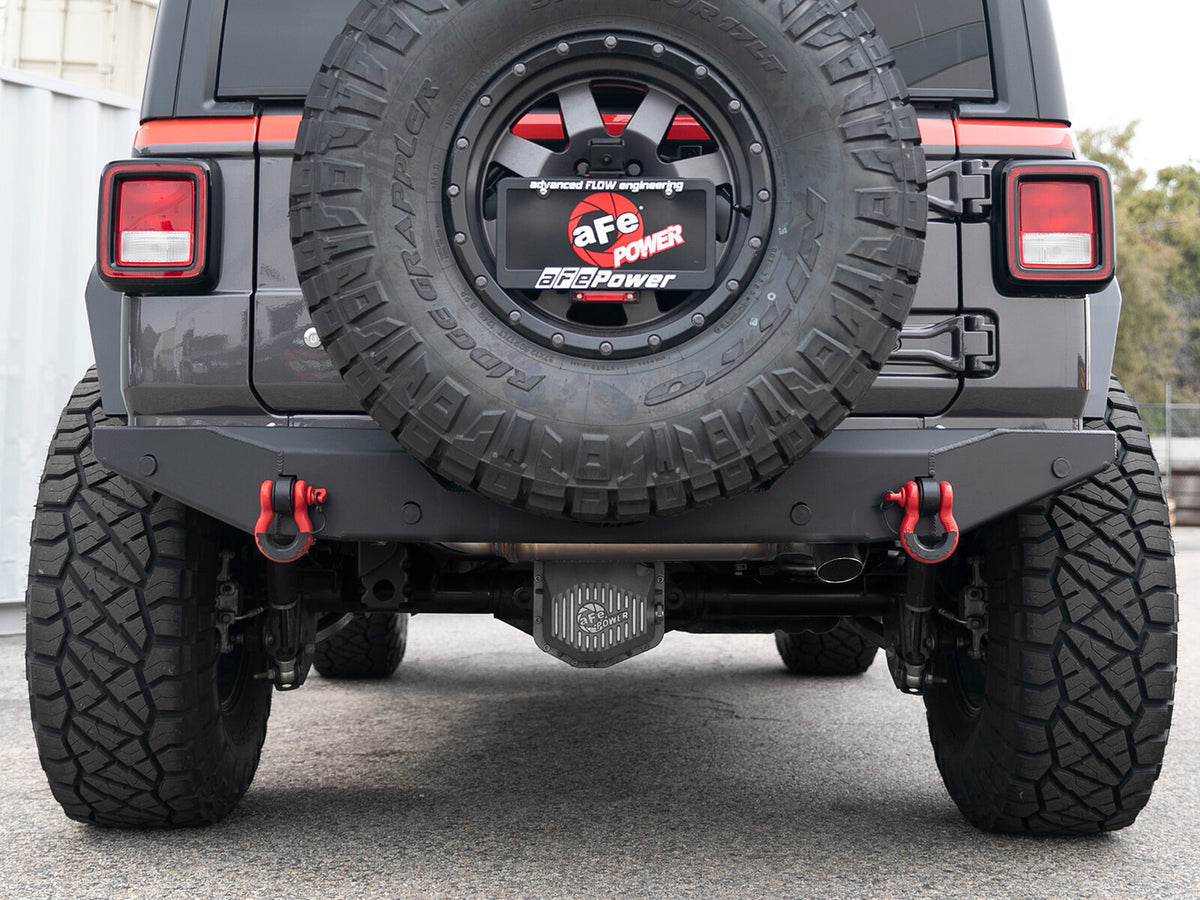 Mach Force-Xp 3 Inch 409 Stainless Steel Axle-Back Hi-Tuck Exhaust System Jeep Wrangler (Jl) 18-26 L4-2.0L (t)/V6-3.6L aFe Power-5