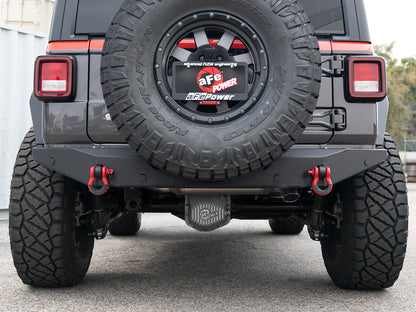 Mach Force-Xp 3 Inch 409 Stainless Steel Axle-Back Hi-Tuck Exhaust System Jeep Wrangler (Jl) 18-26 L4-2.0L (t)/V6-3.6L aFe Power-5