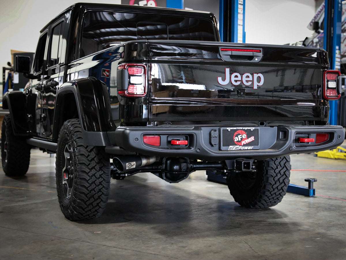 Apollo GT Series 3 Inch 409 Stainless Steel Cat-Back Exhaust System w/ Tip Jeep Gladiator (Jt) 20-26 V6-3.6L aFe Power-10