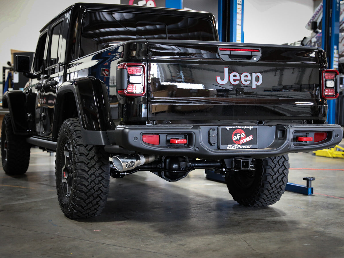 Apollo GT Series 3 Inch 409 Stainless Steel Cat-Back Exhaust System w/ Tip Jeep Gladiator (Jt) 20-26 V6-3.6L aFe Power-4