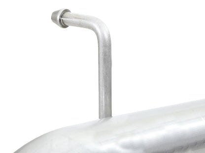 Rebel Series 2-1/2 Inch 409 Stainless Steel Axle-Back Exhaust System Polished Jeep Wrangler (JK) 07-18 V6-3.6/3.8L aFe Power-3