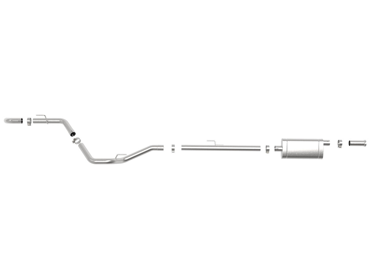 Apollo GT Series 2-1/2 Inch 409 Stainless Steel Cat-Back Hi-Tuck Exhaust System Jeep Gladiator (Jt) 20-26 V6-3.6L aFe Power-2