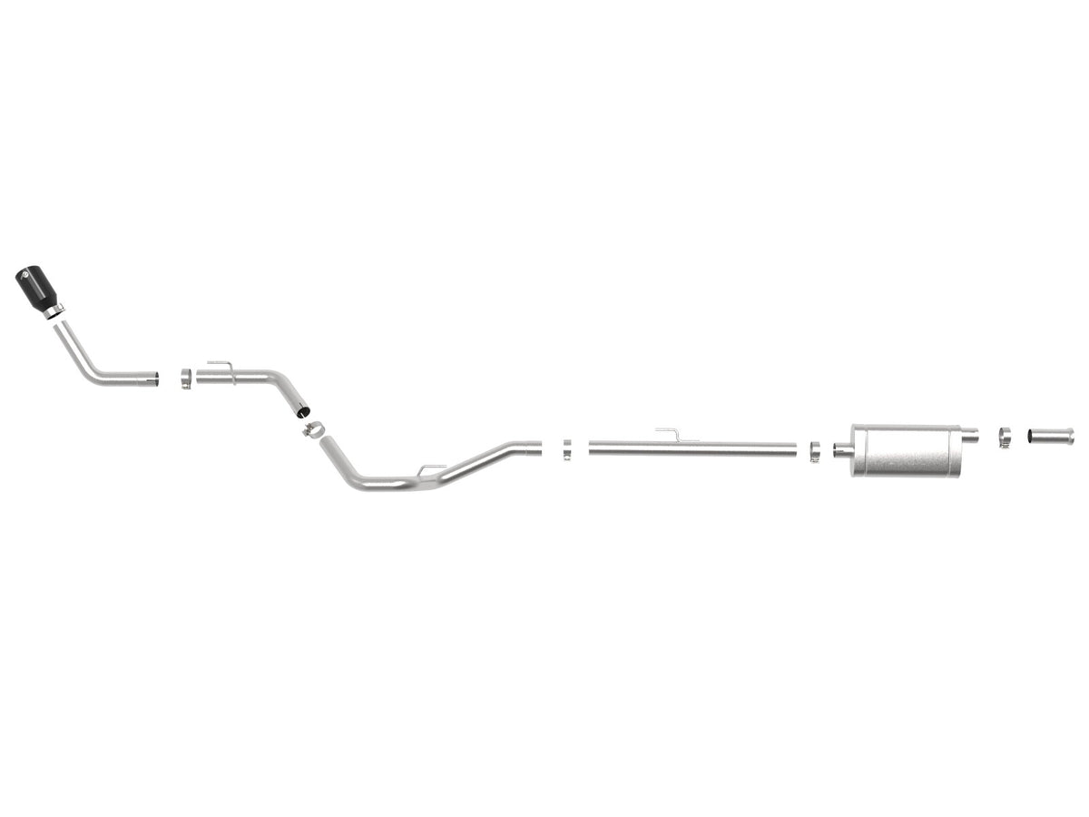 Apollo GT Series 2-1/2 Inch Stainless Steel Cat-Back Exhaust System w/ Tip Jeep Gladiator (Jt) 20-26 V6-3.6L aFe Power-8