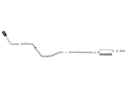 Apollo GT Series 2-1/2 Inch Stainless Steel Cat-Back Exhaust System w/ Tip Jeep Gladiator (Jt) 20-26 V6-3.6L aFe Power-8