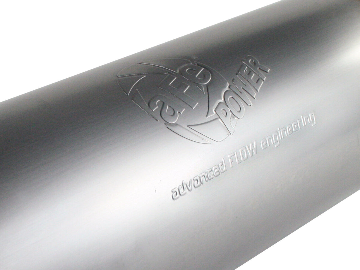 Mach Force-Xp 409 Stainless Steel Muffler 4 Inch ID Center/Center x 8 Inch Dia x 30 Inch L aFe Power-1