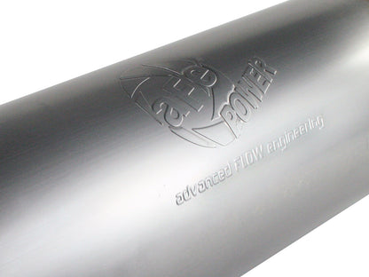 Mach Force-Xp 409 Stainless Steel Muffler 4 Inch ID Center/Center x 8 Inch Dia x 30 Inch L aFe Power-1