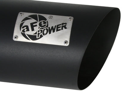 Mach Force-Xp 409 Stainless Steel Clamp-on Exhaust Tip Black 4 Inch Inlet x 7 Inch Outlet x 18 Inch L aFe Power-7