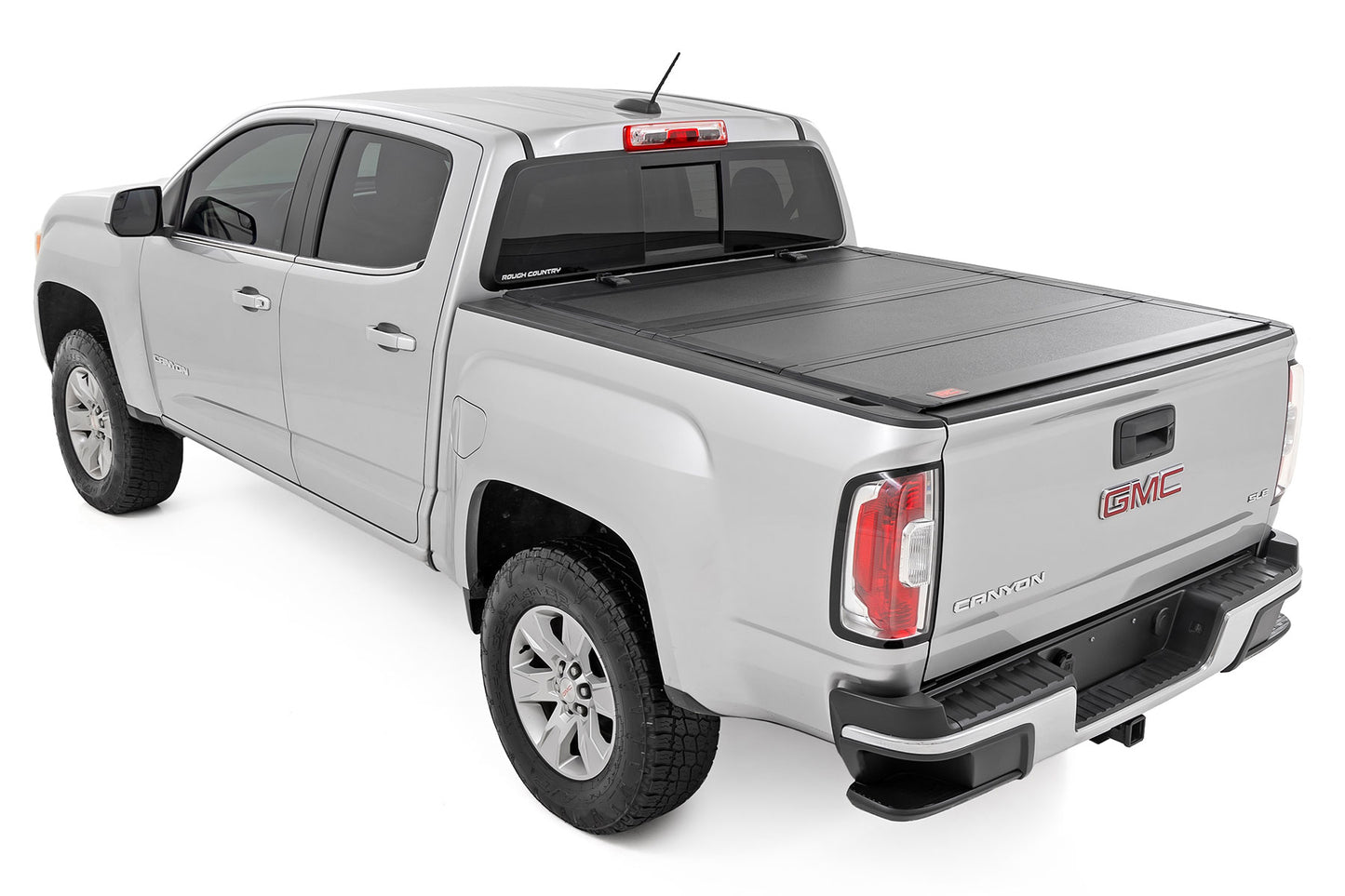 Hard Tri-Fold Flip Up Bed Cover 6 Foot Bed Chevy/GMC Canyon/Colorado (15-26) Rough Country-5