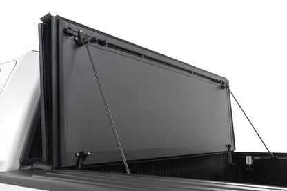 Hard Tri-Fold Flip Up Bed Cover 5 Foot 7 Inch Bed Ford F-150 2WD/4WD (2004-2014) Rough Country-5