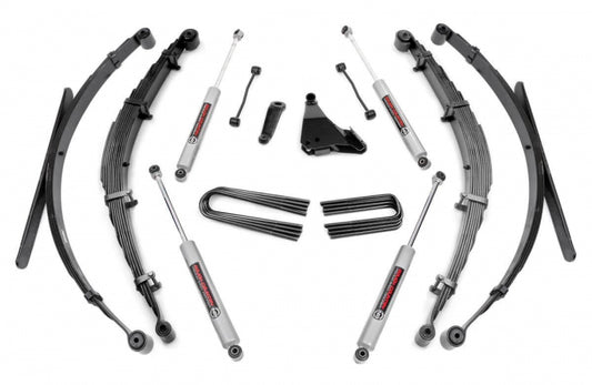 Rough Country 6 Inch Suspension Lift System 99 4WD Ford F-250/F-350 Super Duty Rough Country