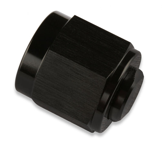 Fuel Hose Fitting -6 AN Caps (2) Black AN Cap 6061 Aluminum Construction Mr Gasket-1