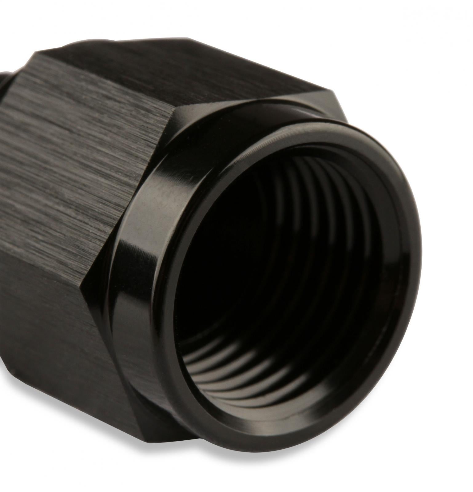 Fuel Hose Fitting -6 AN Caps (2) Black AN Cap 6061 Aluminum Construction Mr Gasket-2