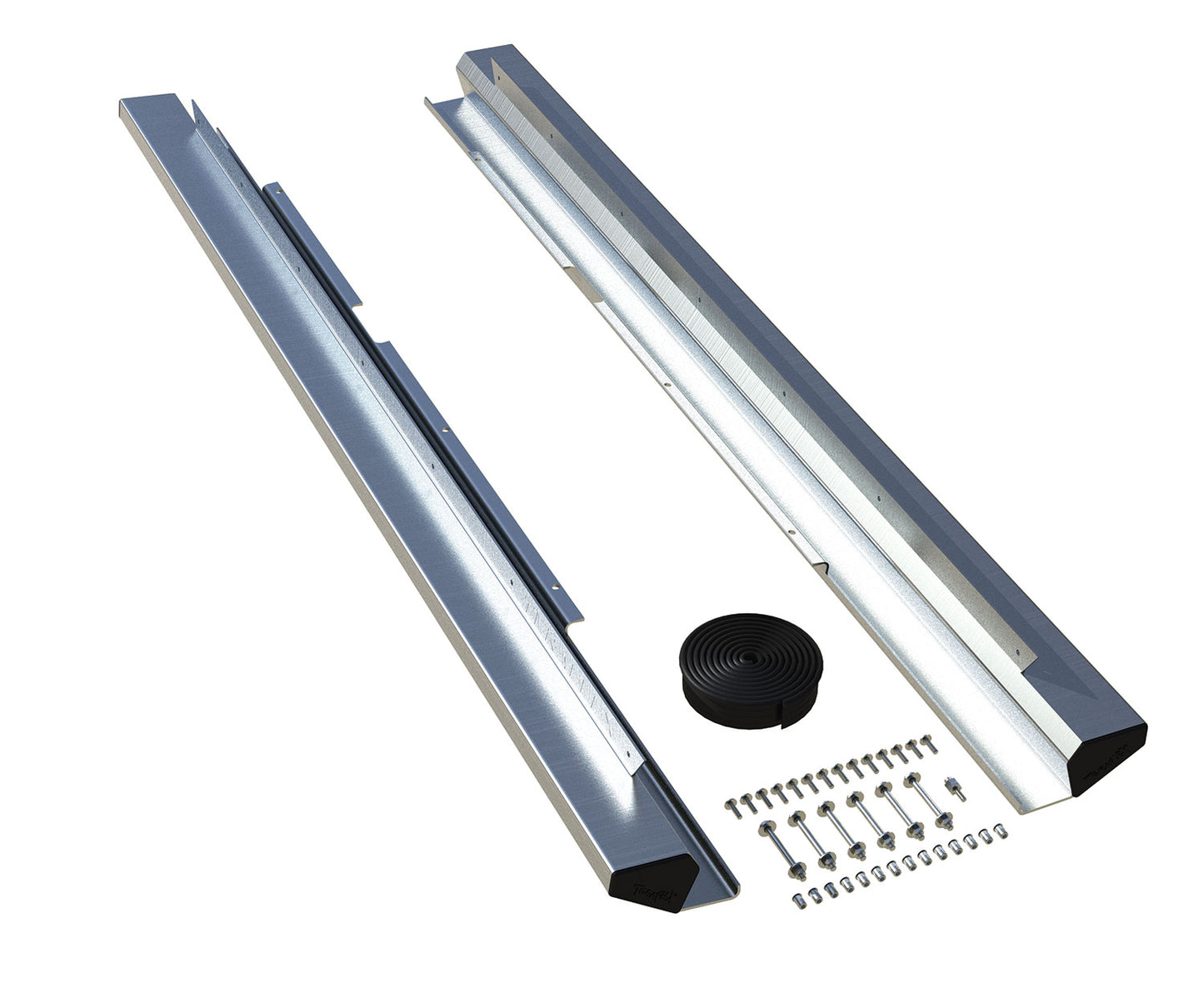 07-18 Wrangler JK 4 Door RockGuard Aluminum Rock Slider Kit TeraFlex