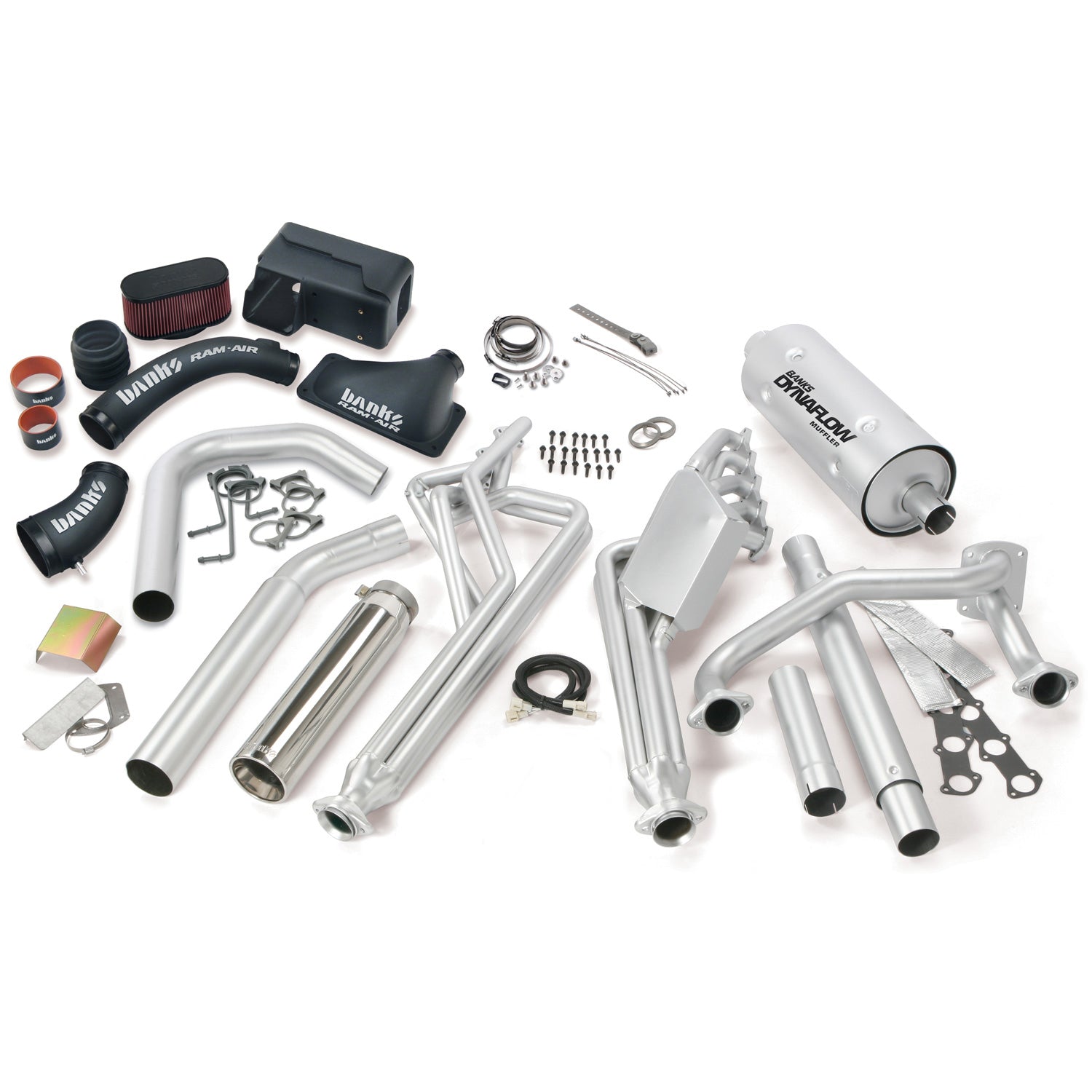 PowerPack Bundle Complete System 06-10 Ford 6.8 Class-A Motorhome Banks Power-3