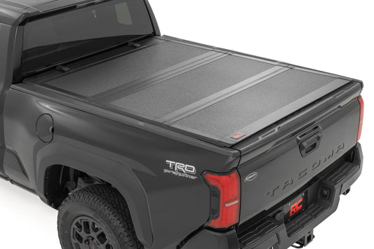 Hard Tri-Fold Flip Up Bed Cover 6 Foot Bed Toyota Tacoma 2WD/4WD (2024-2026) Rough Country