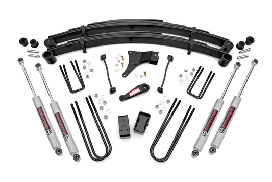 4 Inch Lift Kit Rear Blocks Ford F-250/F-350 Super Duty 4WD (1999) Rough Country
