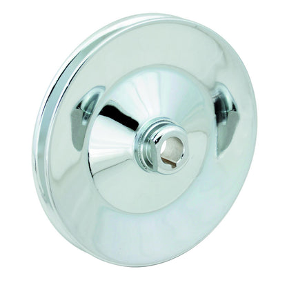 Chrome Power Steering Pulley Fits 1967-1984 GM and Chevrolet Single Groove (with Keyway and 5/8 Inch Shaft) Mr Gasket