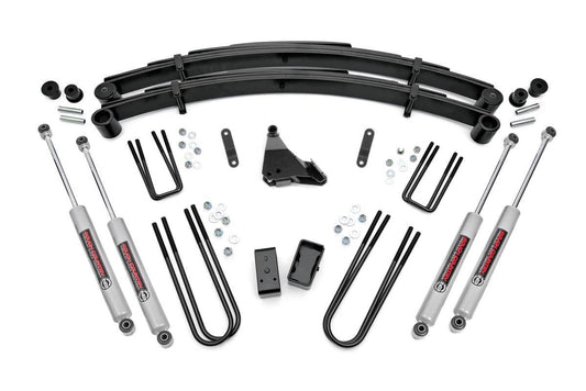 4 Inch Lift Kit Rear Blocks Ford F-250/F-350 Super Duty 4WD (1999-2004) Rough Country
