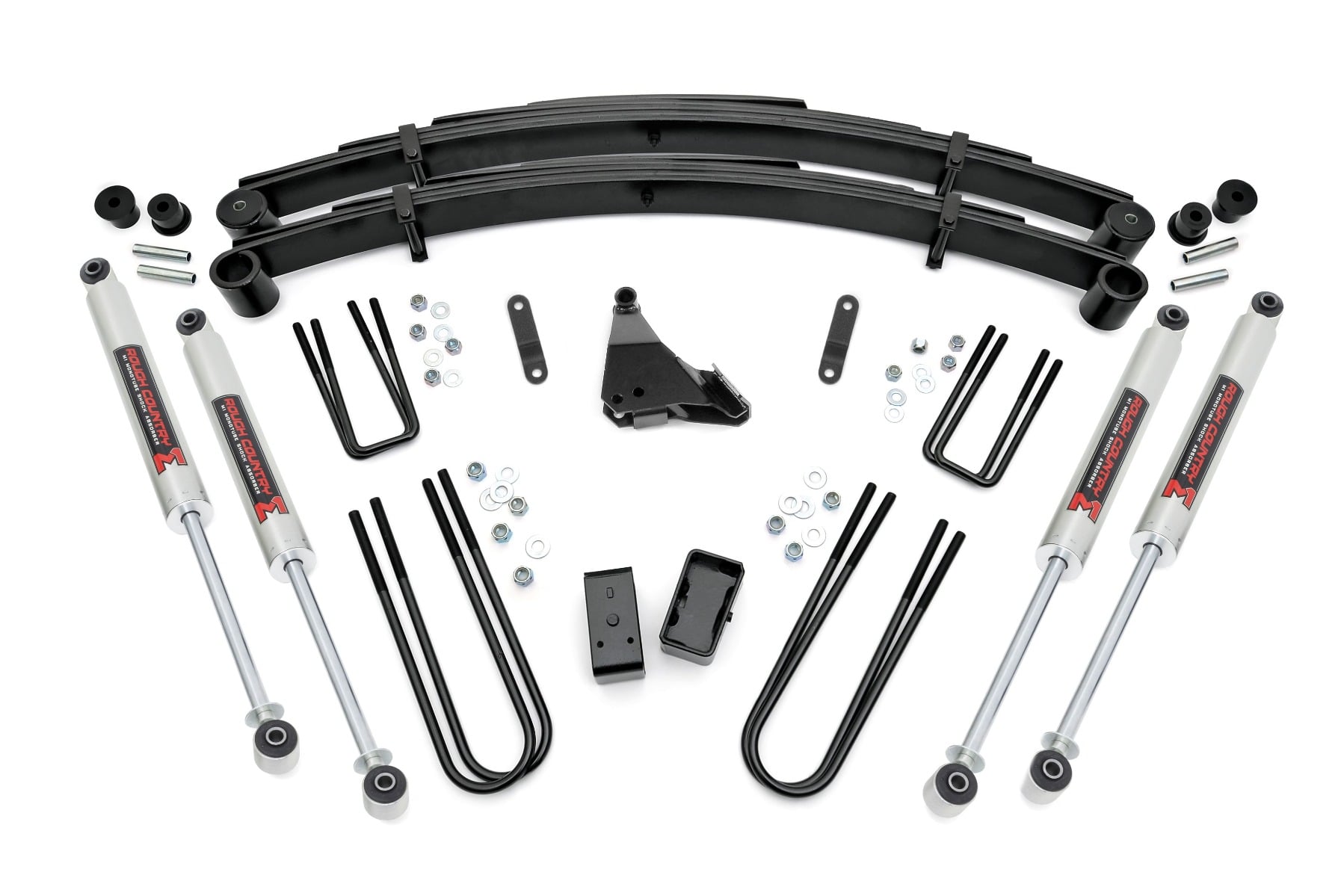 4 Inch Lift Kit Rear Blocks M1 Ford F-250/F-350 Super Duty 4WD (99-04) Rough Country