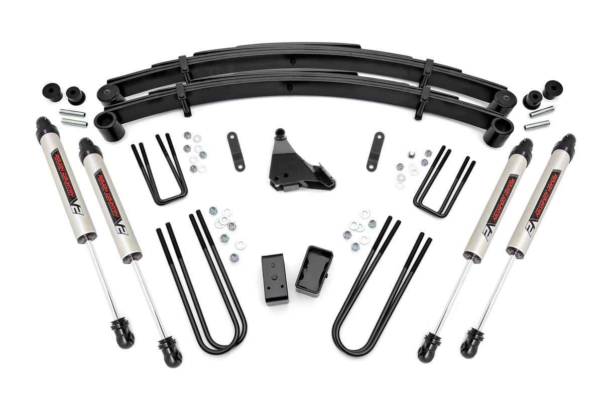 4 Inch Lift Kit | Rear Blocks | V2 | Ford F-250/F-350 Super Duty 4WD (99-04) Rough Country