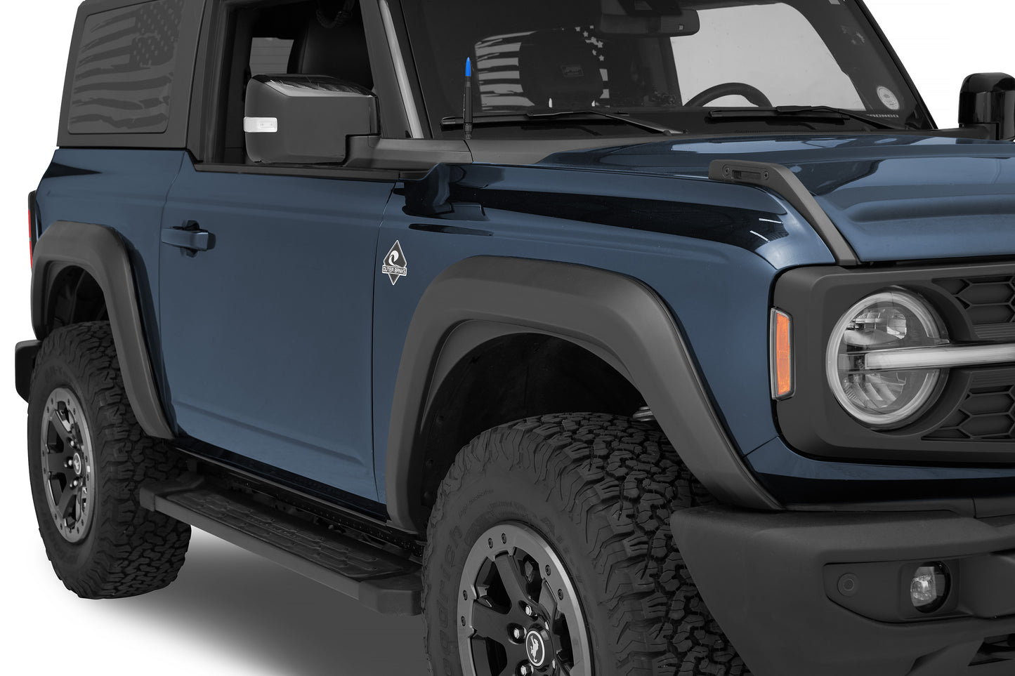Bronco Fender Flares 21-27 Bronco Black Number of Doors 2-Door Bestop-1