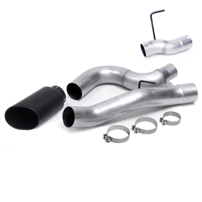 Monster Exhaust System 5-inch Single Exit Cerakote Black Tip for 13-18 Ram 2500/3500 6.7L Cummins Mega-Cab SB Banks Power-1