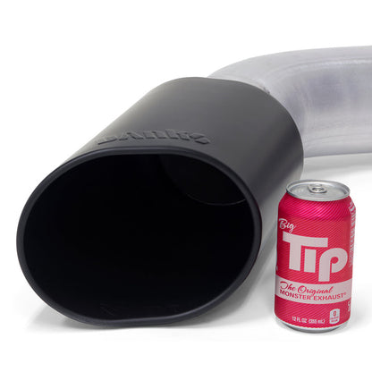 Monster Exhaust System for 19-24 Ram 2500/3500 6.7L Cummins Mega Cab Short Bed (SRW) Cerakote Black Tip Banks Power-3