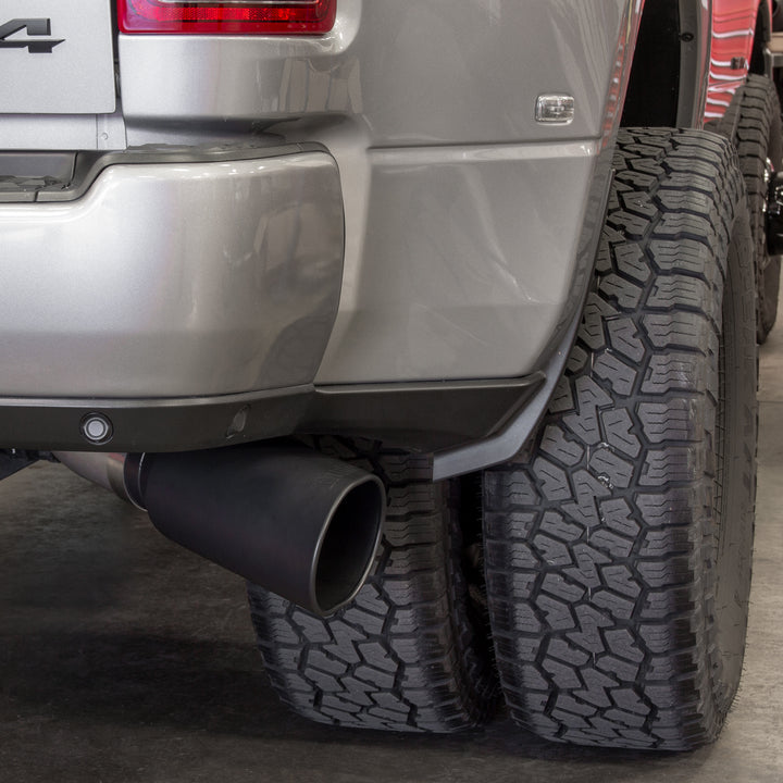 Monster Exhaust System for 19-24 Ram 3500 6.7L Cummins Crew Cab Long Bed (DRW) Cerakote Black Tip Banks Power-2